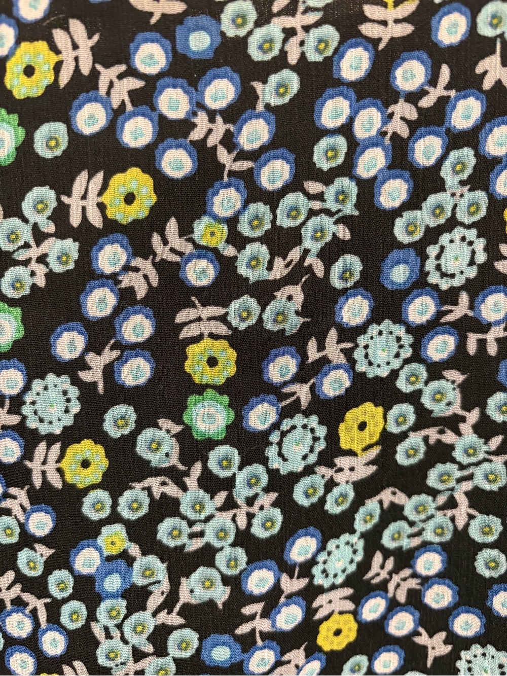 Xhilaration Navy Floral Tiered Mini Dress - Picture 4 of 6